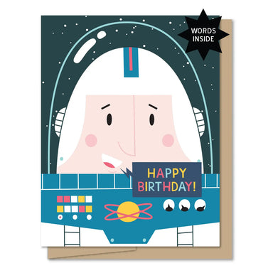Happy Birthday astronaut Greeting card