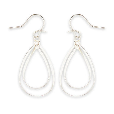 Smart and sassy Ribbon Loop Dangle Earring from Mark Steel Jewelry, the perfect accessory that wraps around your style with a twist of elegance—now that's what I call ear candy!