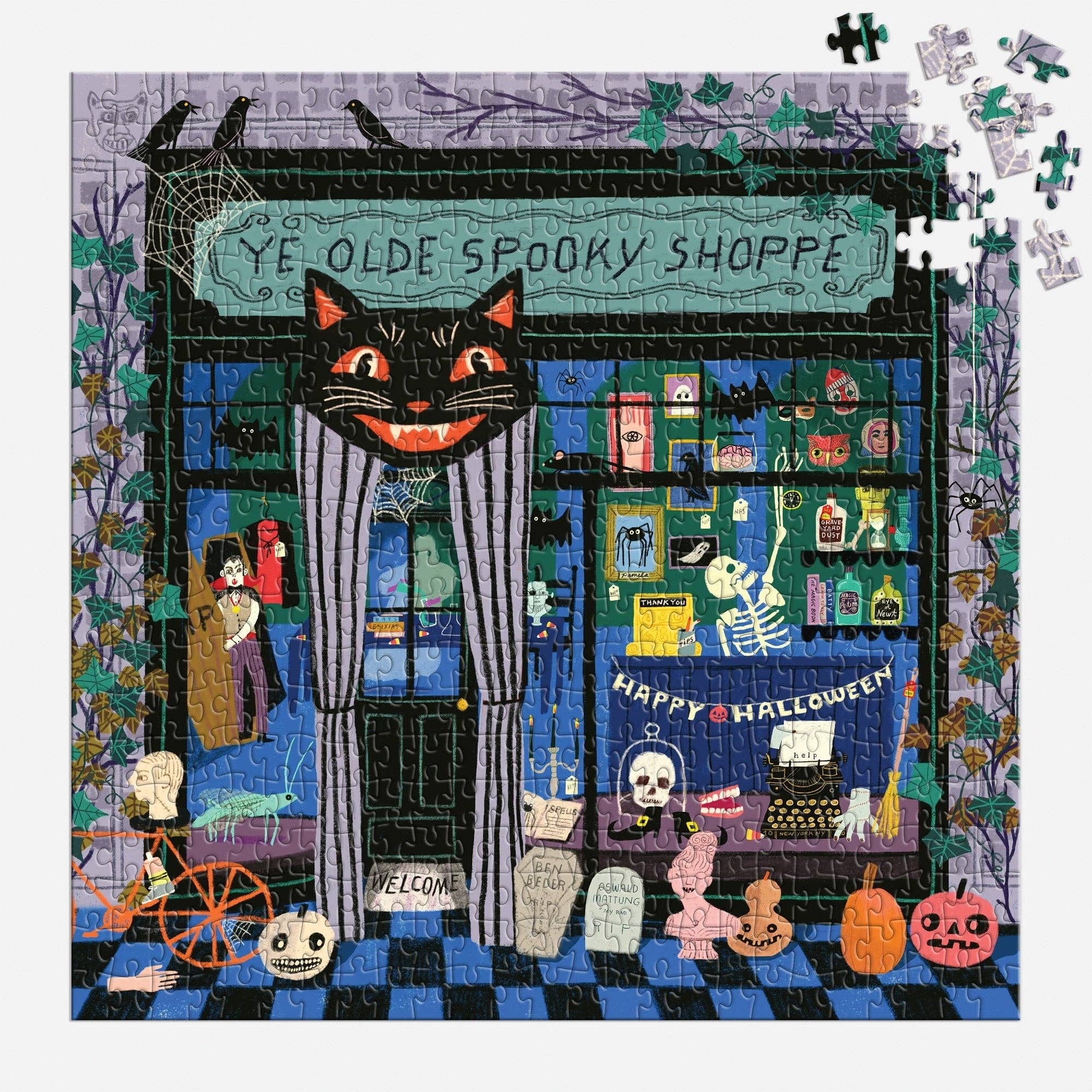 Ye Olde Spooky Shoppe 500 Piece Puzzle