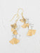 Catch some fluttery vibes with these Fluttery Ginkgo Drop Earrings—where sculpted leaves in soft gold and silver tones play peek-a-boo as they stylishly swirl around your ears. Perfect for those who want their jewelry to dance as much as they do!