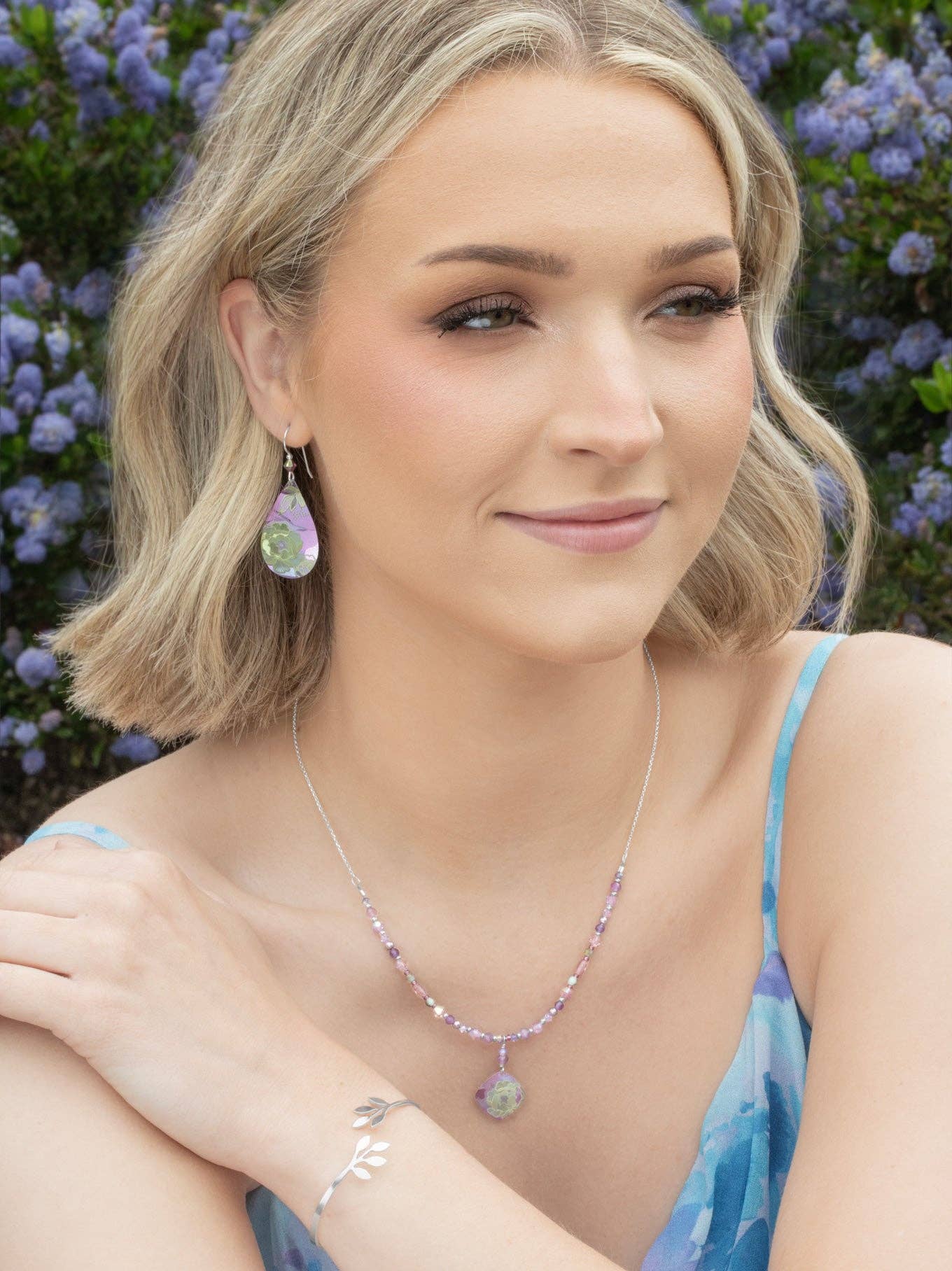 Cynthia Earrings: The perfect blend of romance and humor, these unique niobium beauty teardrops are ideal for making hearts flutter and laughs abound!