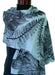Classic Ferns cotton scarf by Nina J, limited-edition wearable art inspired by nature