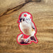 bird with helmet sticker