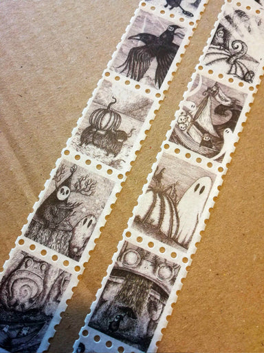 spooky stamps washi tape