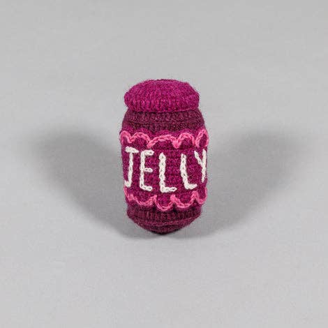 Hand Knit Jelly Dog Toy