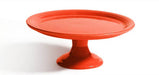 red cake stand