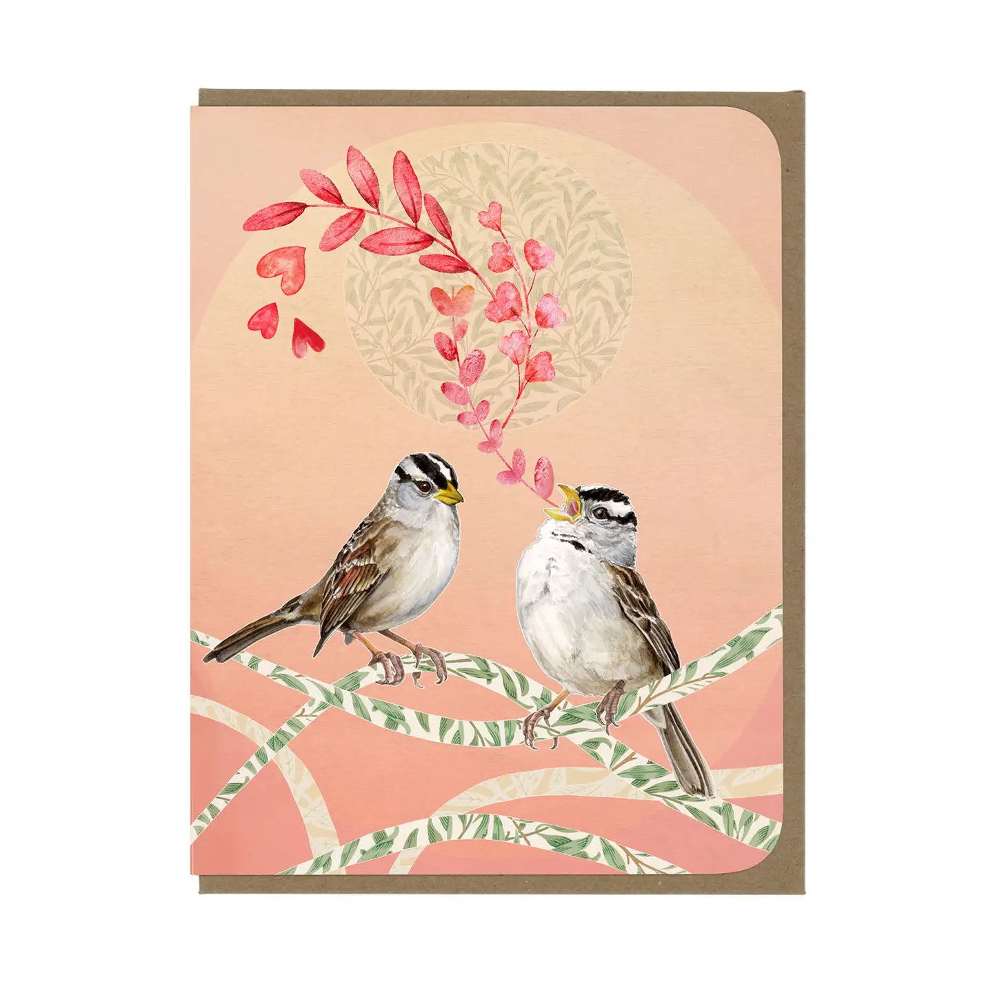 Love birds Greeting Card