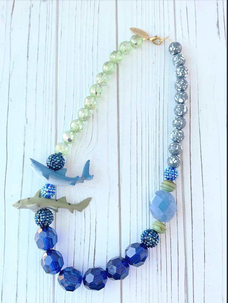 shark charm necklace