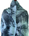 Classic Ferns cotton scarf by Nina J, limited-edition wearable art inspired by nature