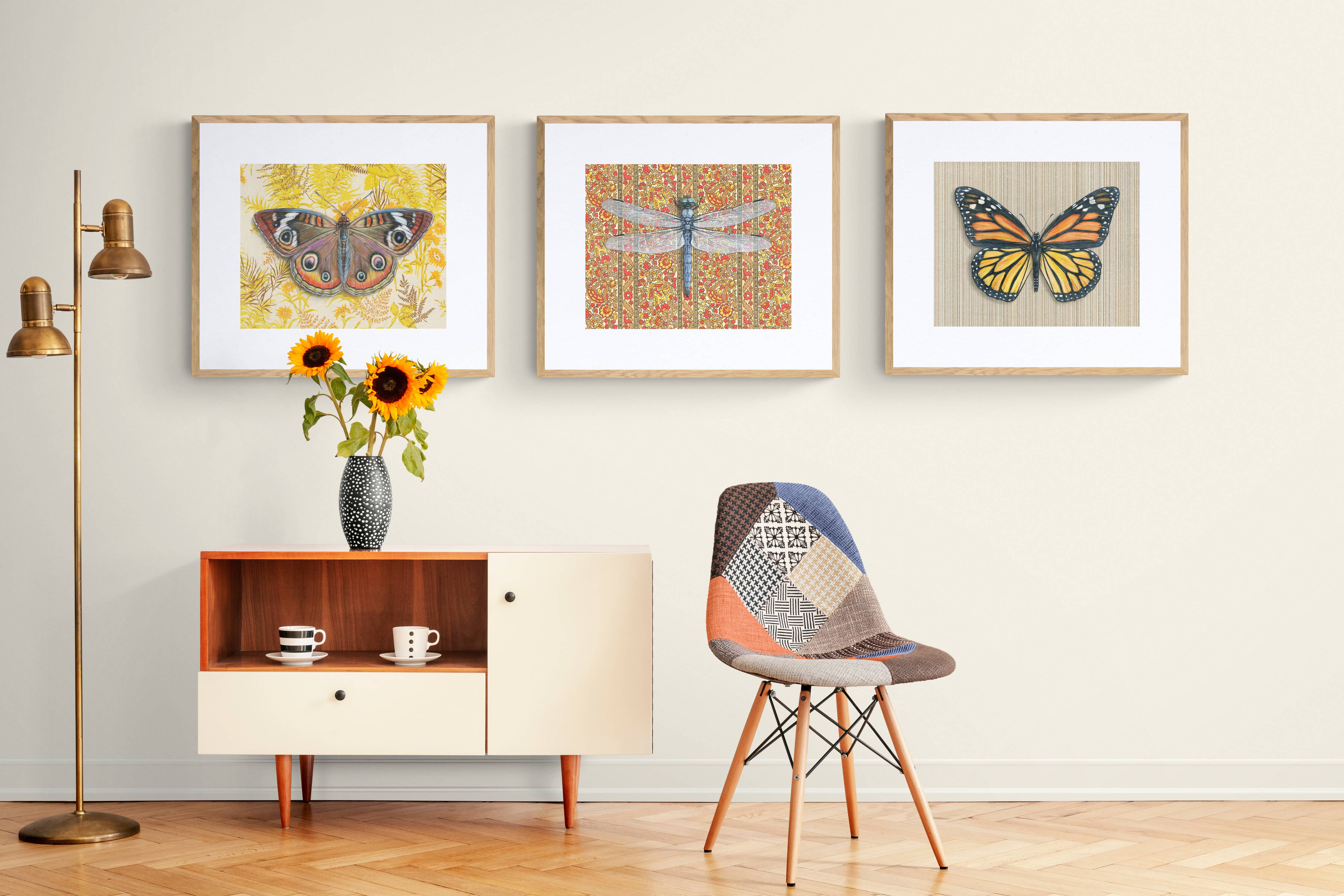 Framed Artwork in a room