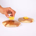 Ceramic pancake tealight holder