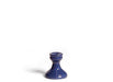 blue candlestick holder