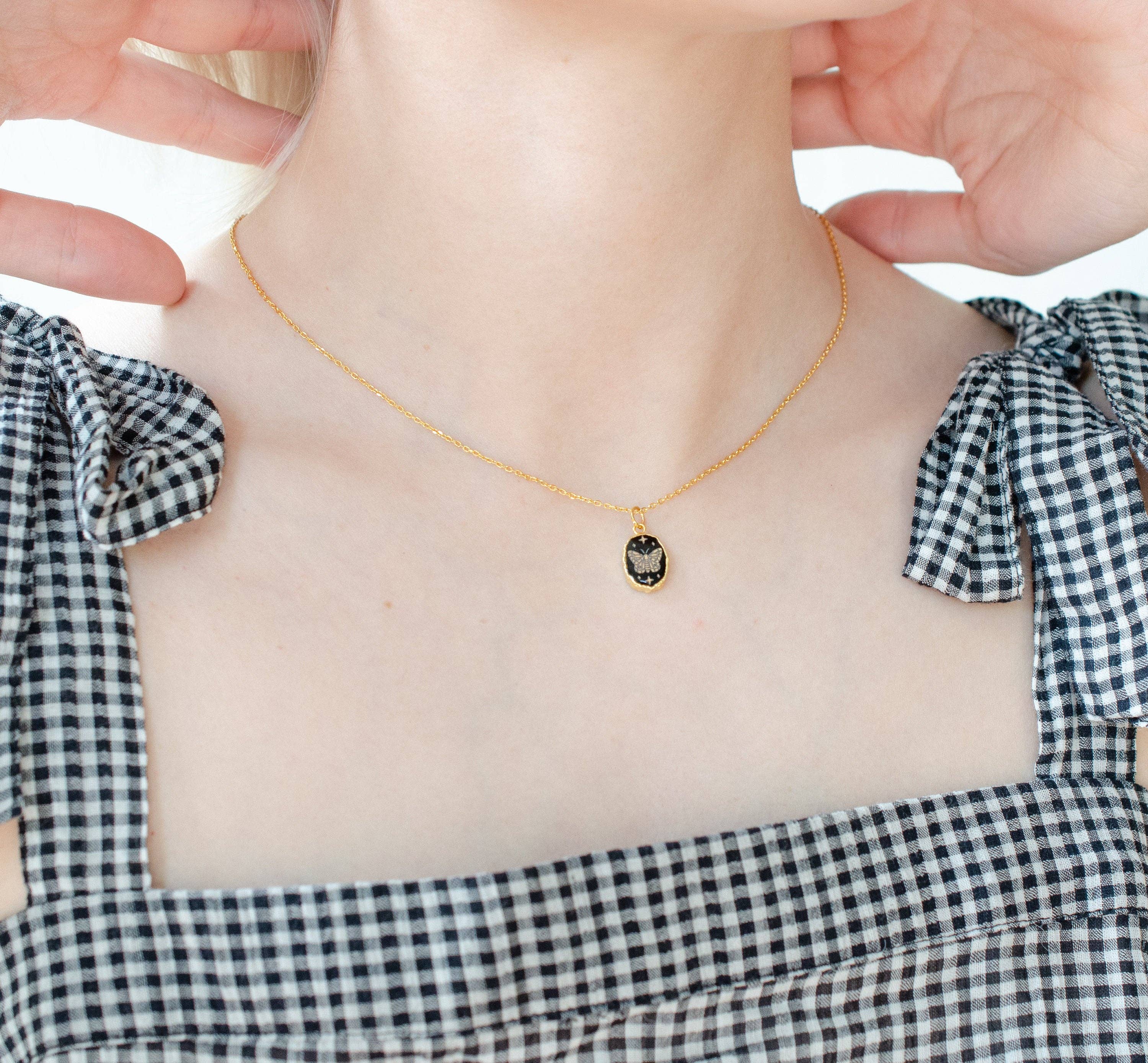 Gemstone Symbol Necklaces