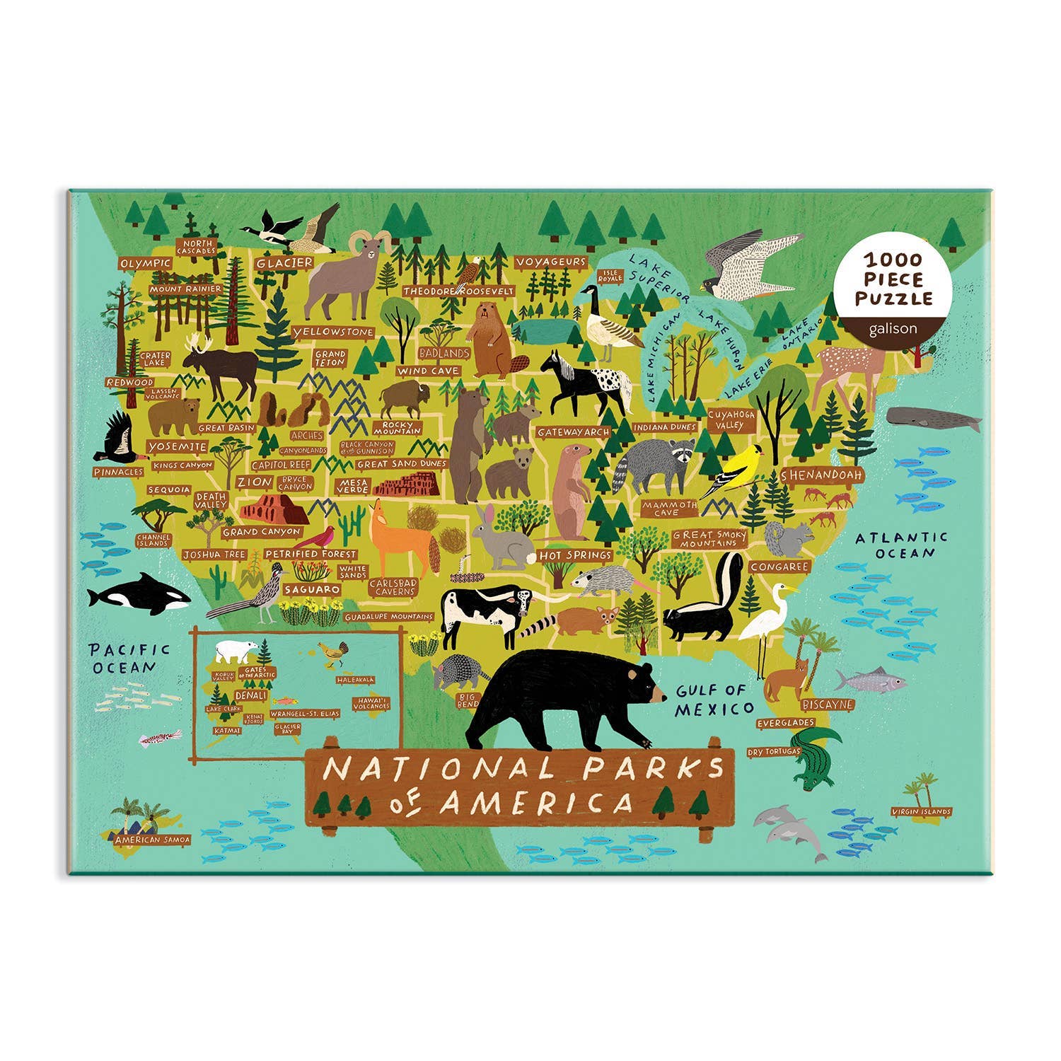 National parks of America 1000 piece puzzle