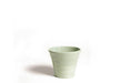 green ceramic planter