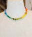 rainbow beaded necklace