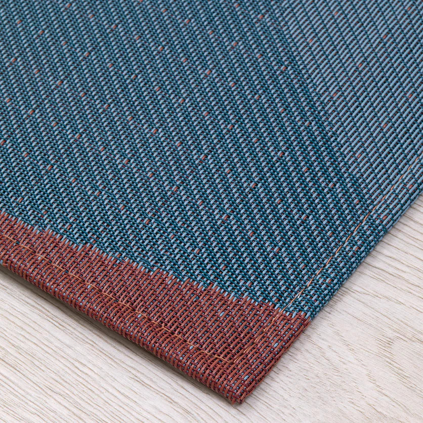 Chilewich Canopy Woven Floor Mat - Raspberry