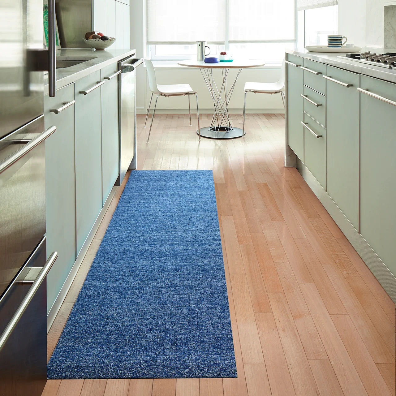 Heathered Shag Mat | Cornflower