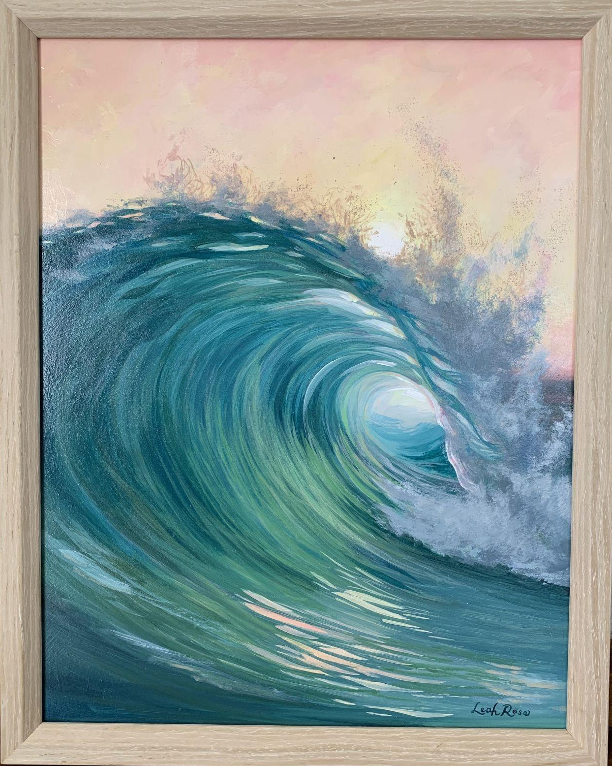 Leah Rose | Phthalo Green Curl