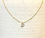 Hearts for the Arts Eclipse of the Heart Necklace featuring a delicate 14kt gold fill chain with a heart pendant, perfect for art education support.