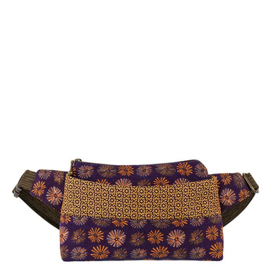 purple hip pack purse 