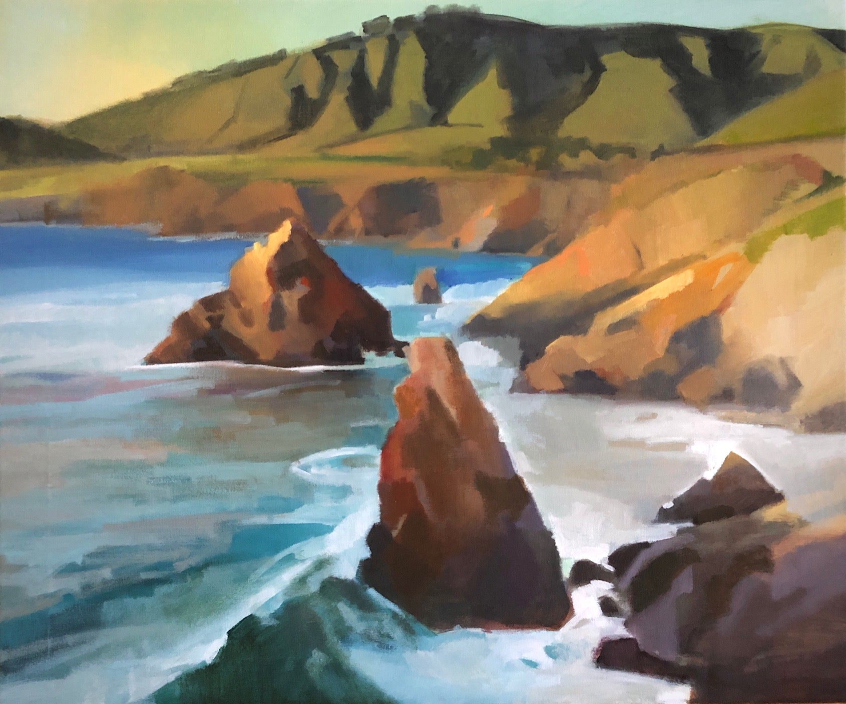 Brian Rounds | Castle Rock in Big Sur