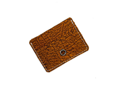 brown leather credit card holder wallet