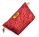 red  leather pouch