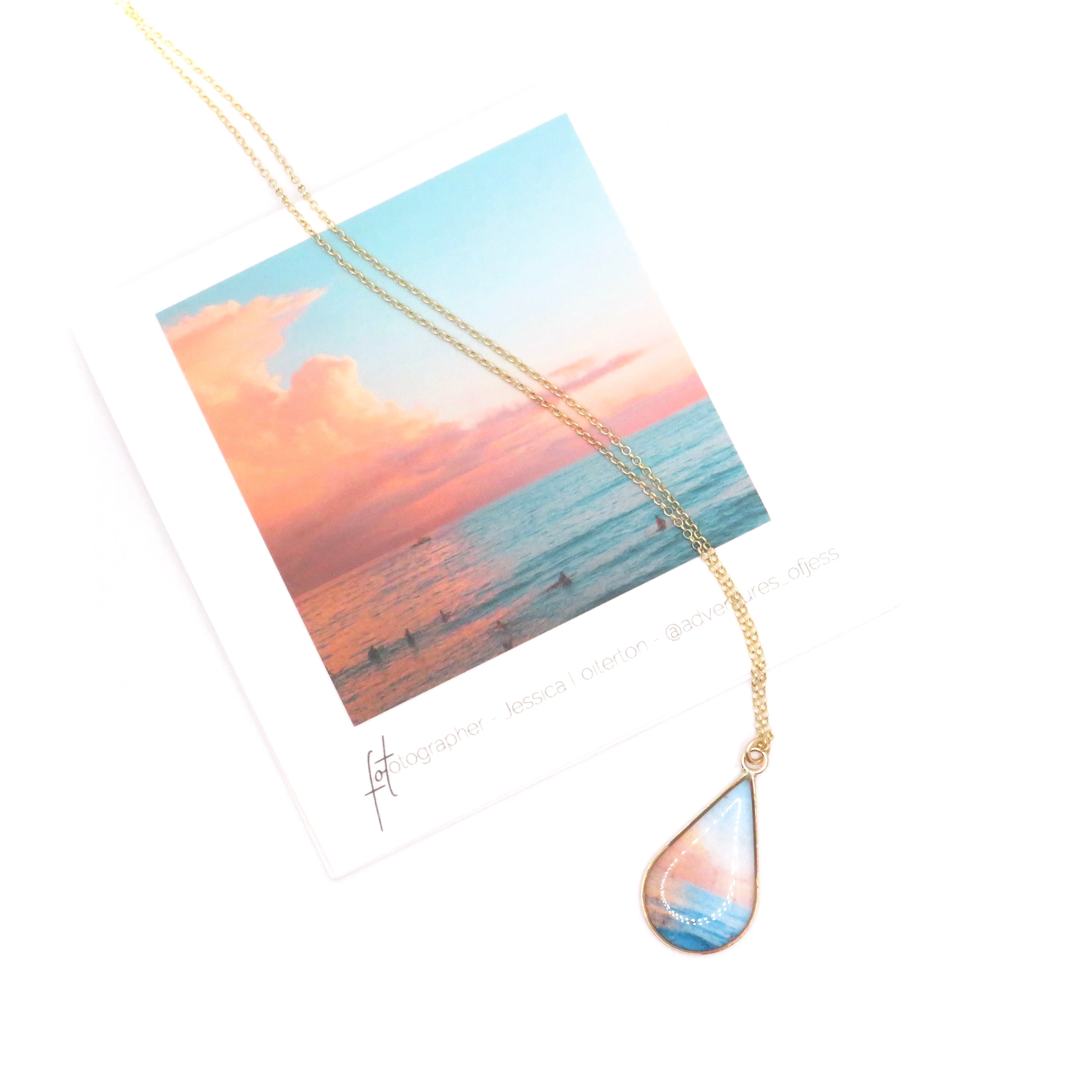 Sunset Gift Necklace | Gold