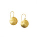 gold Rose drop Earrings