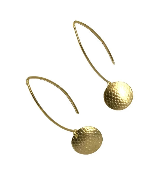 18K Gold Vermeil Diatom Earrings