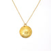 Gold Vermeil Rose Pendant