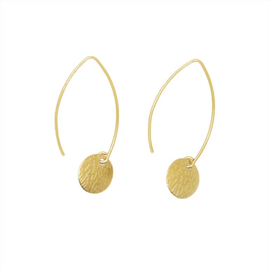 Gold Vermeil Thistle Earrings