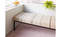 Blush Mini Basketweave Woven Floor Mat