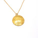 Gold Vermeil Rose Pendant