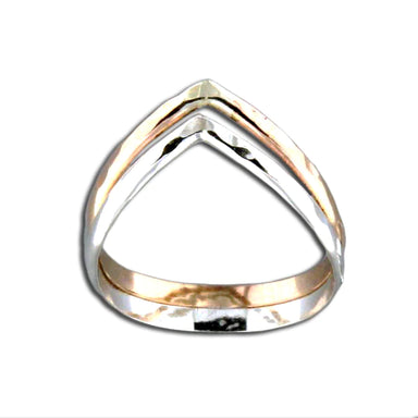 mixed metal stacked ring