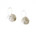 Silver Rose drop Earrings