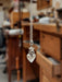 shooting star with heart necklace