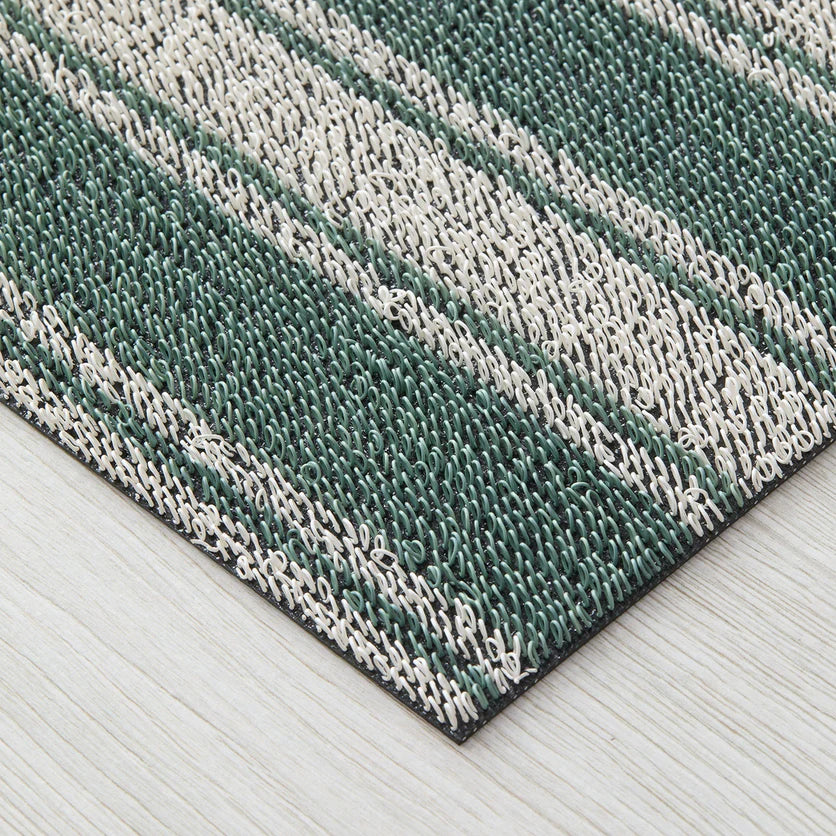 Chilewich Boardwalk Stripe Shag Mat - Seaside