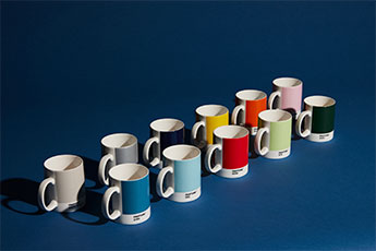 pantone colored ceramic mugs