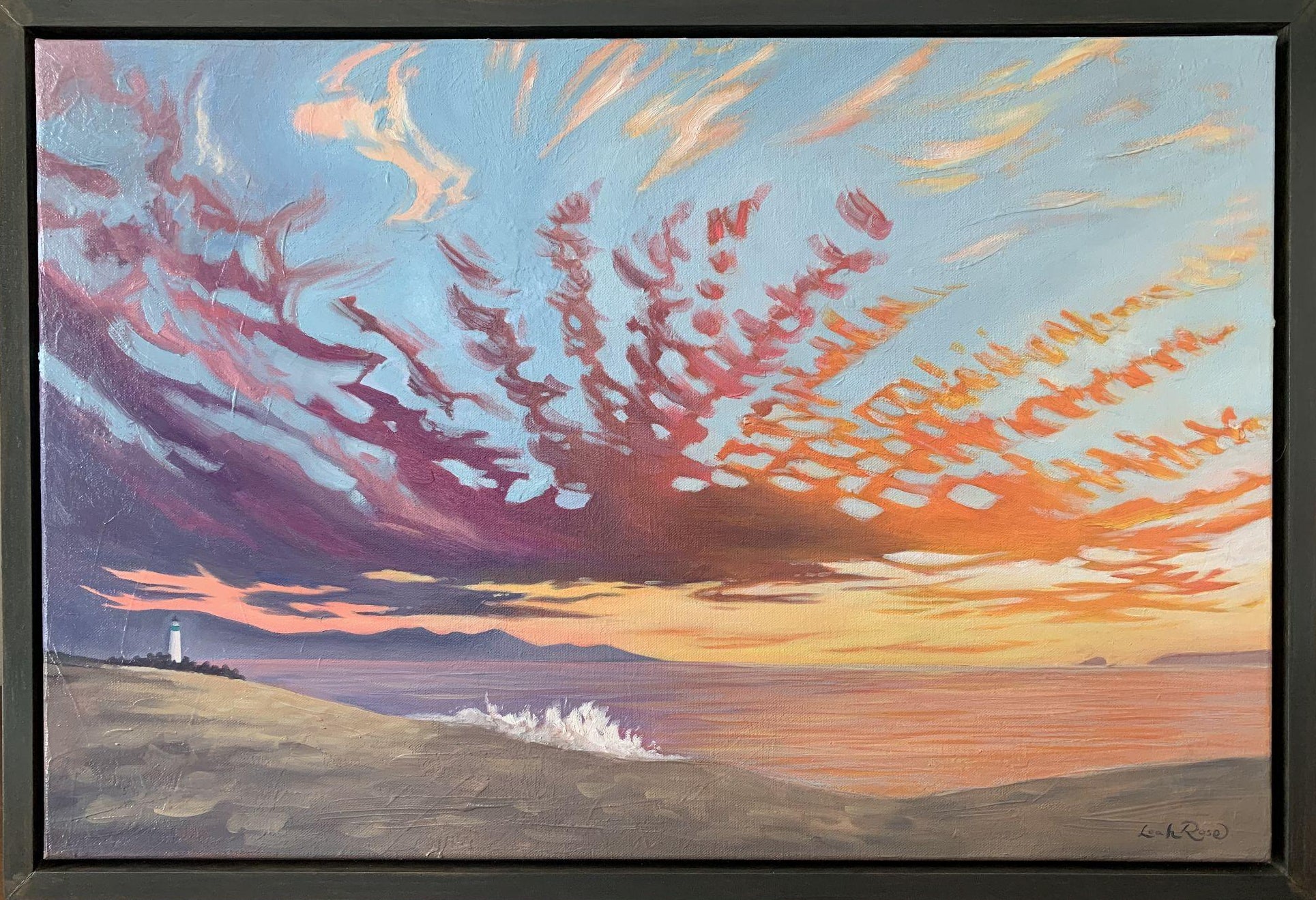 Leah Rose | January Sunset at Seabright Beach