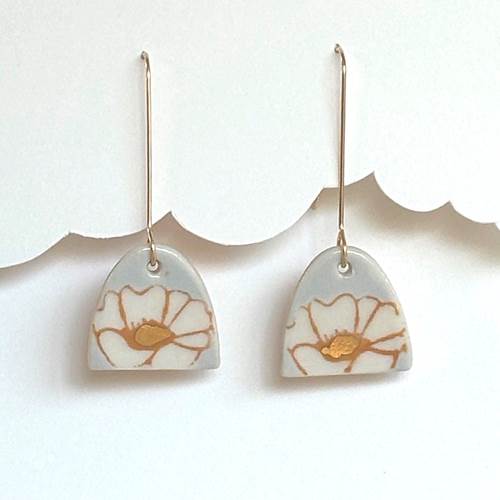 Poppy Short Arch Earrings