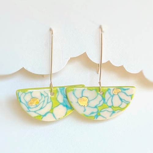 Poppy Half Moon Earrings