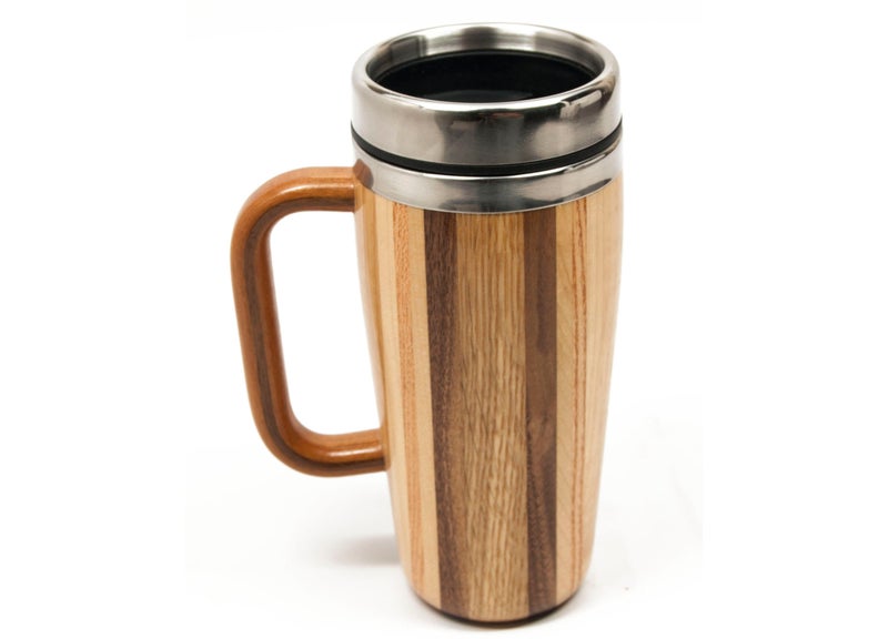 Wooden Travel Mugs by Dickinson Woodworking