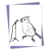 Singing bird greeting card