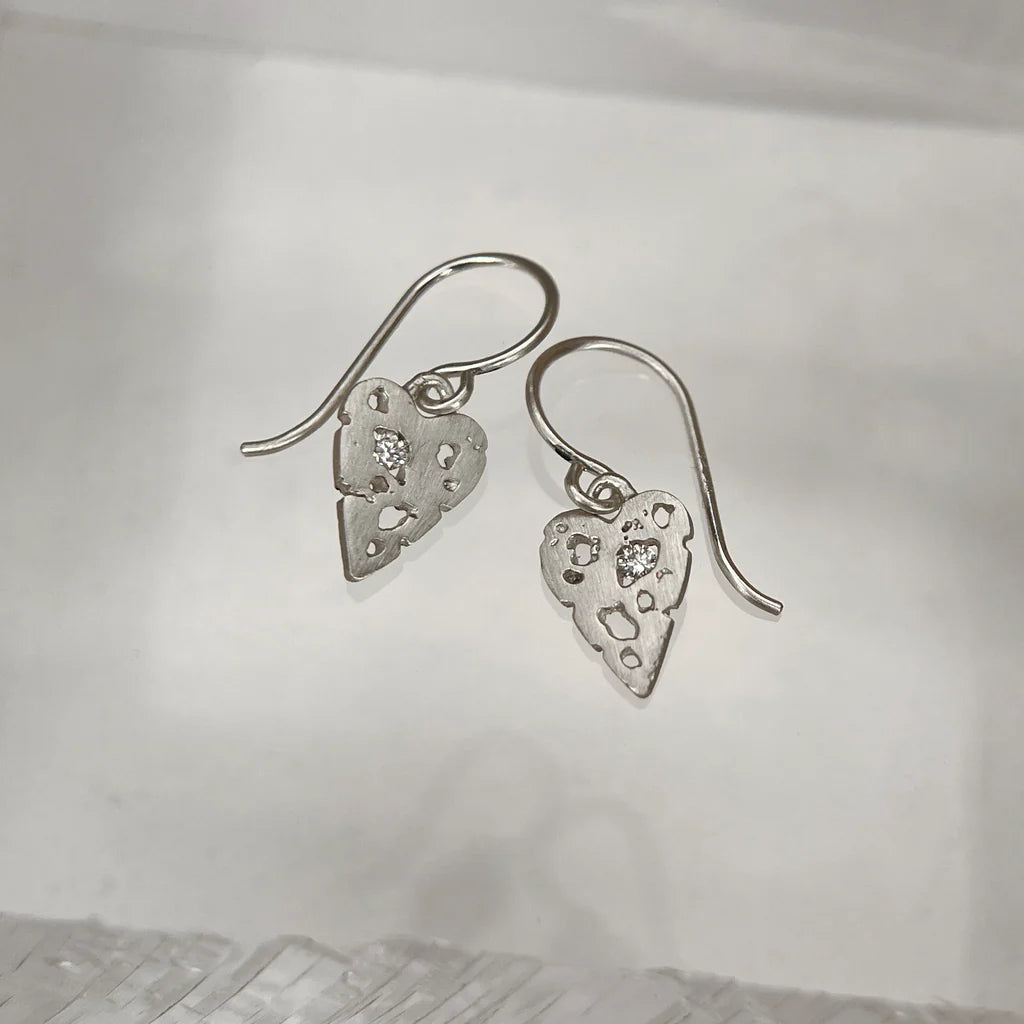 Mini Shadow Heart 1 Earrings