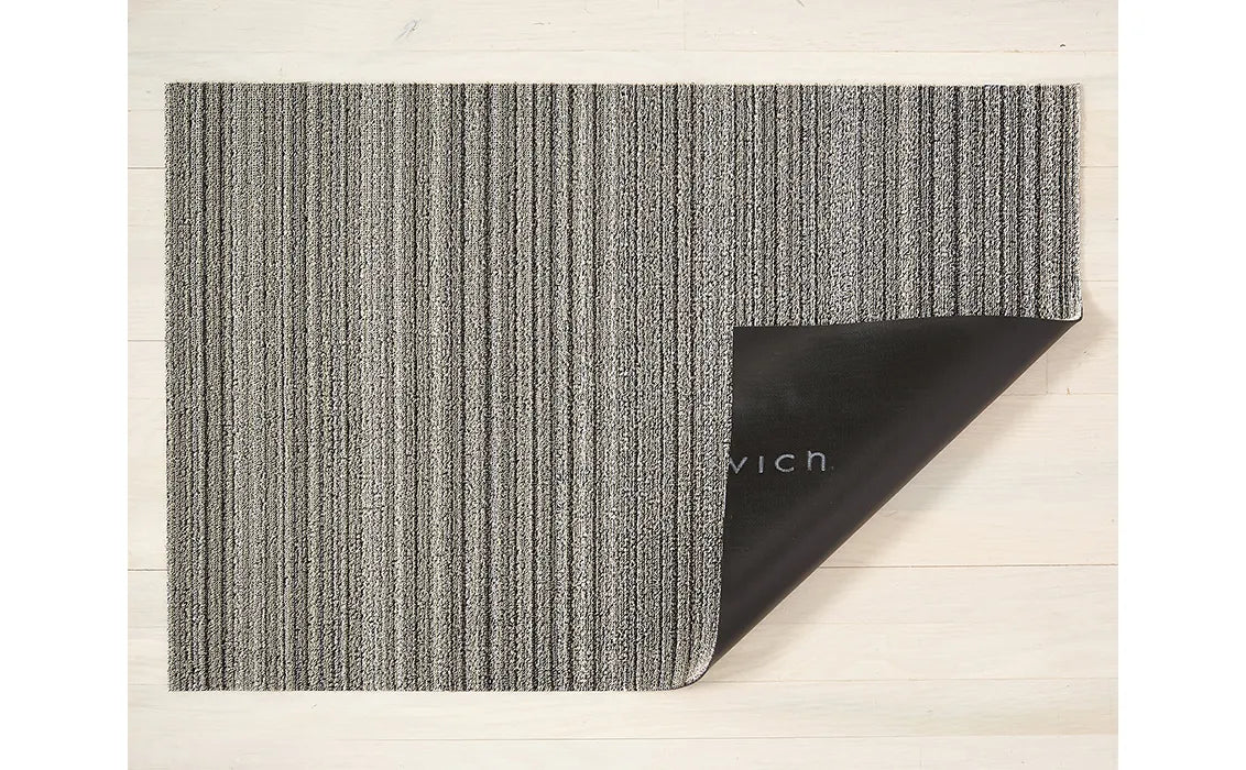 Skinny Stripe Shag Mat | Birch