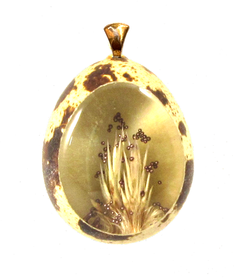 Quail Egg Diorama Ornaments