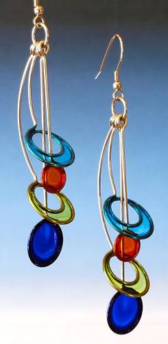 Stack of Circles Earrings
