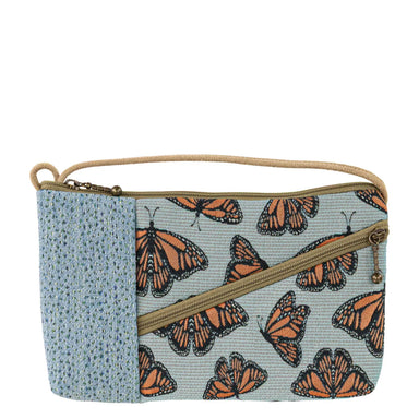 Trendy Tomboy sling bag featuring a faux suede cord and a wipeable water-resistant interior, ready to tackle spills and style at the same time!